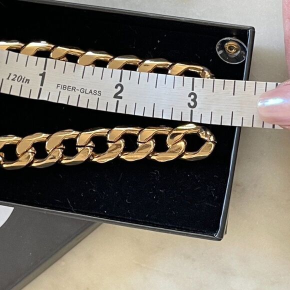 Free People Floating Chain Earrings Gold - Picture 7 of 7